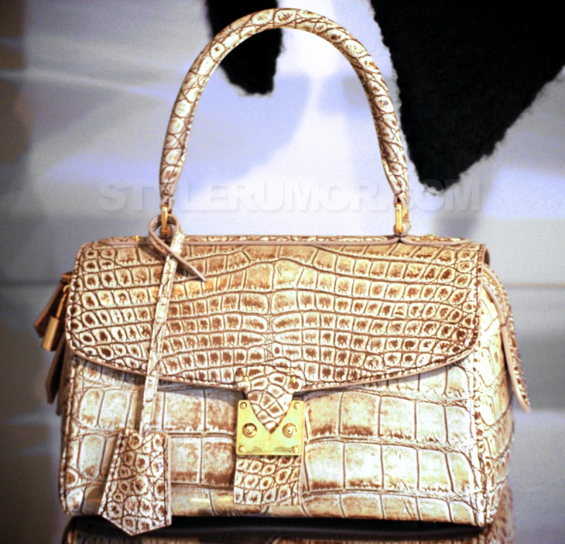 Louis Vuitton Clair Obscur Brown Fox Fur Damier Speedy Bag Gold