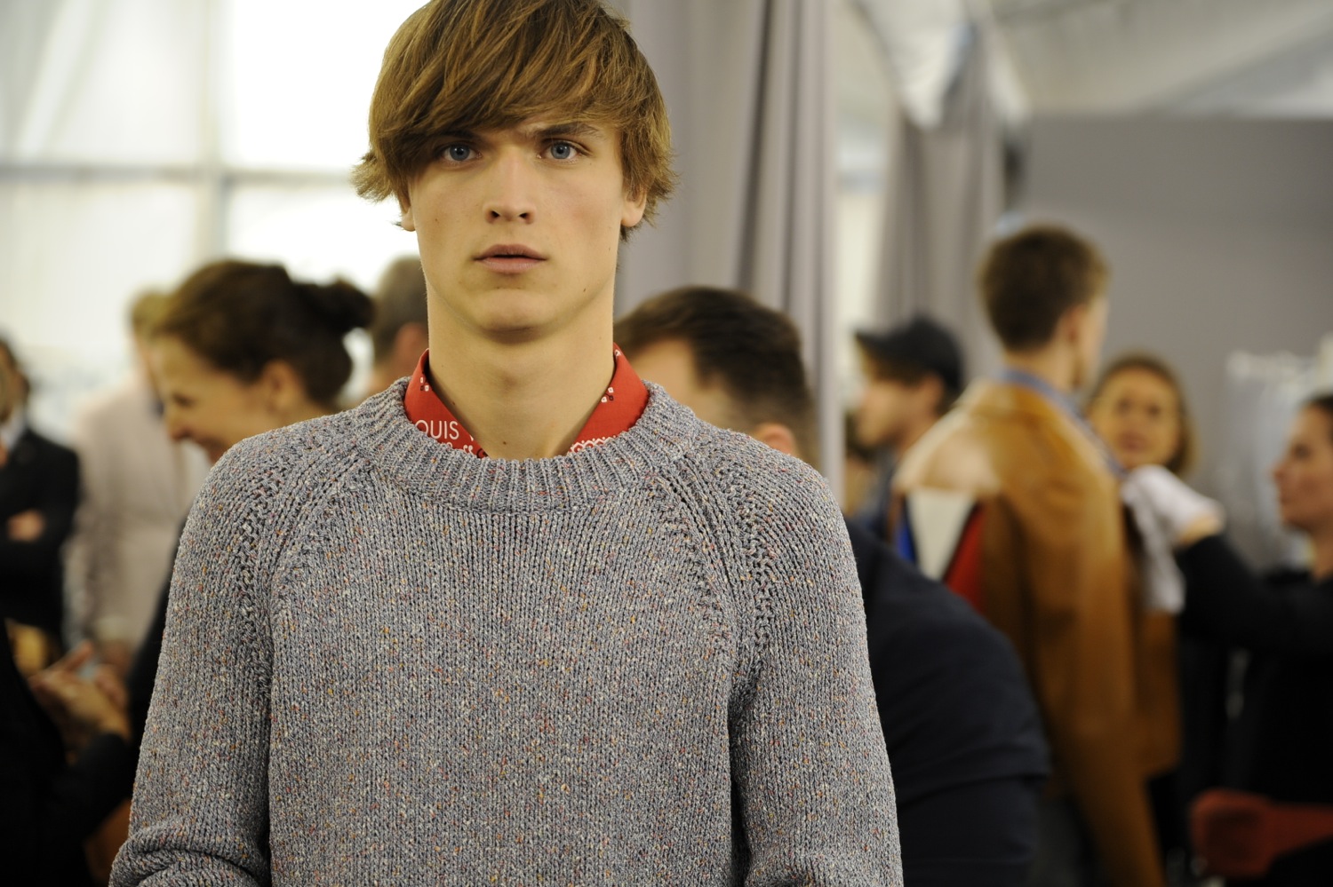 Backstage at the Louis Vuitton Men Spring Summer 2014 Show 13