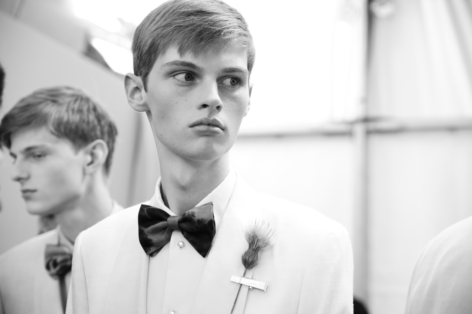 Backstage at the Louis Vuitton Men Spring Summer 2014 Show 19
