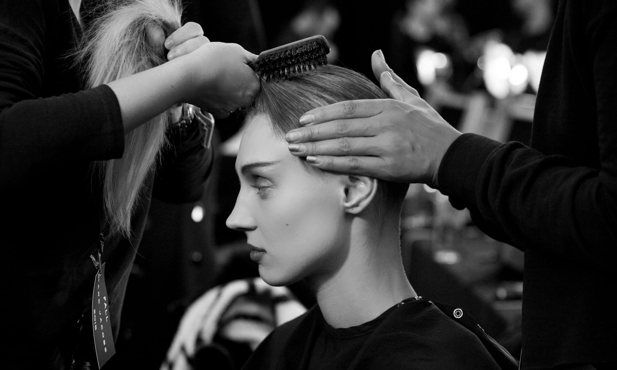 Backstage Beauty at the Marc Jacobs Fall Winter 2015 Show 2