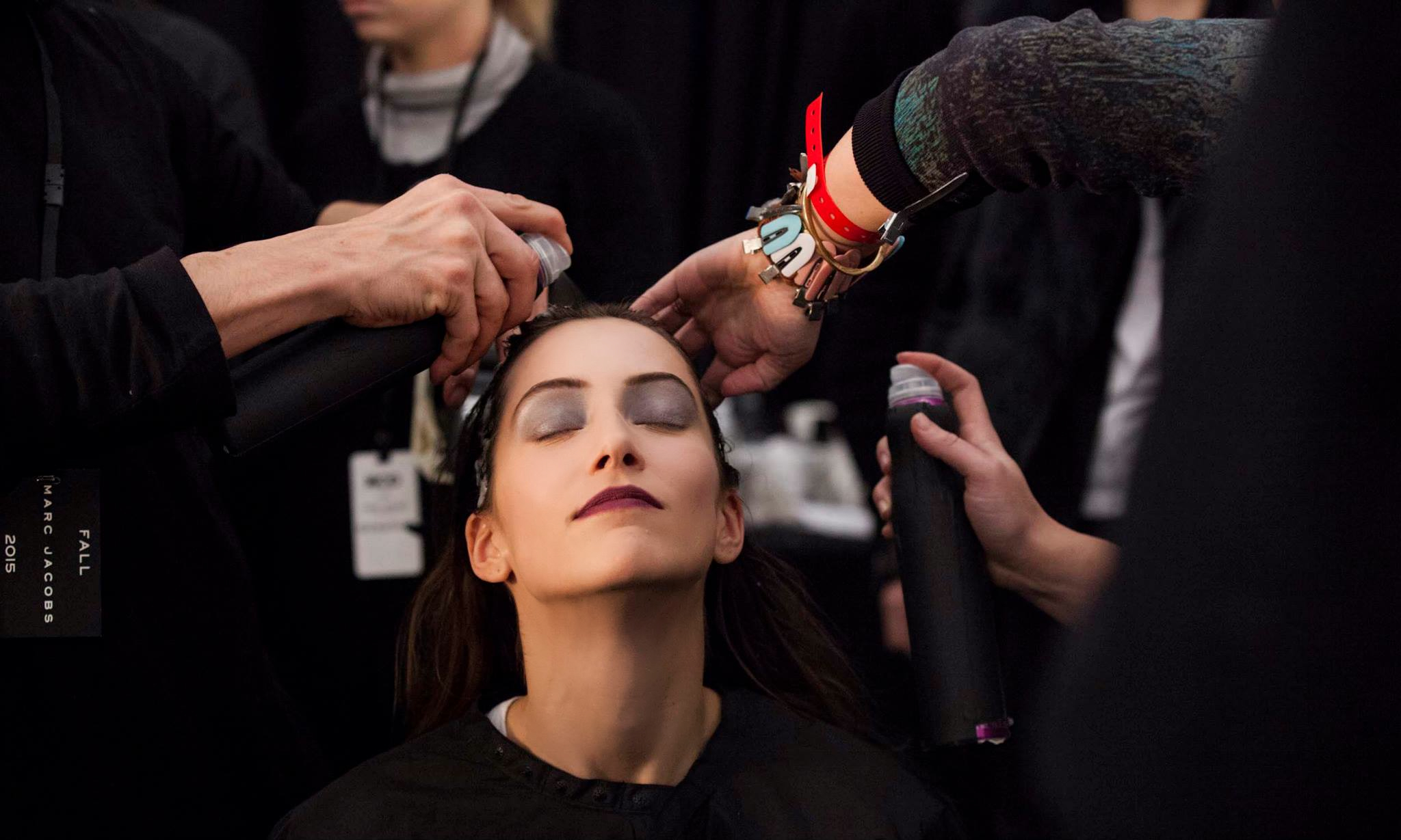 Backstage Beauty at the Marc Jacobs Fall Winter 2015 Show 3