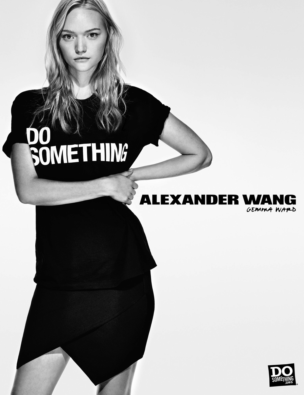 Gemma Ward wears Alexander Wang x DoSomething