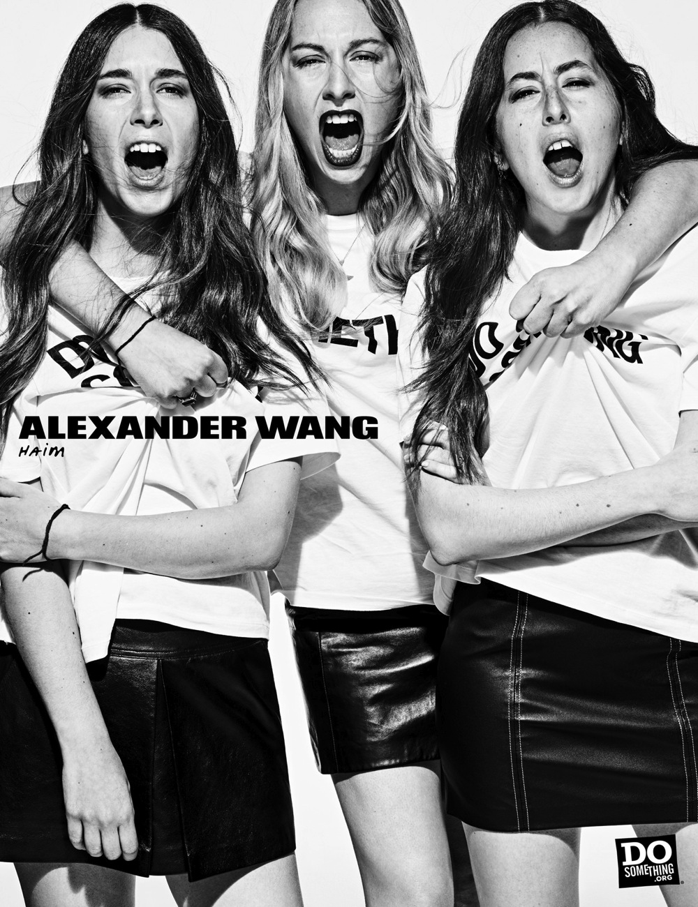 Haim wears Alexander Wang x DoSomething