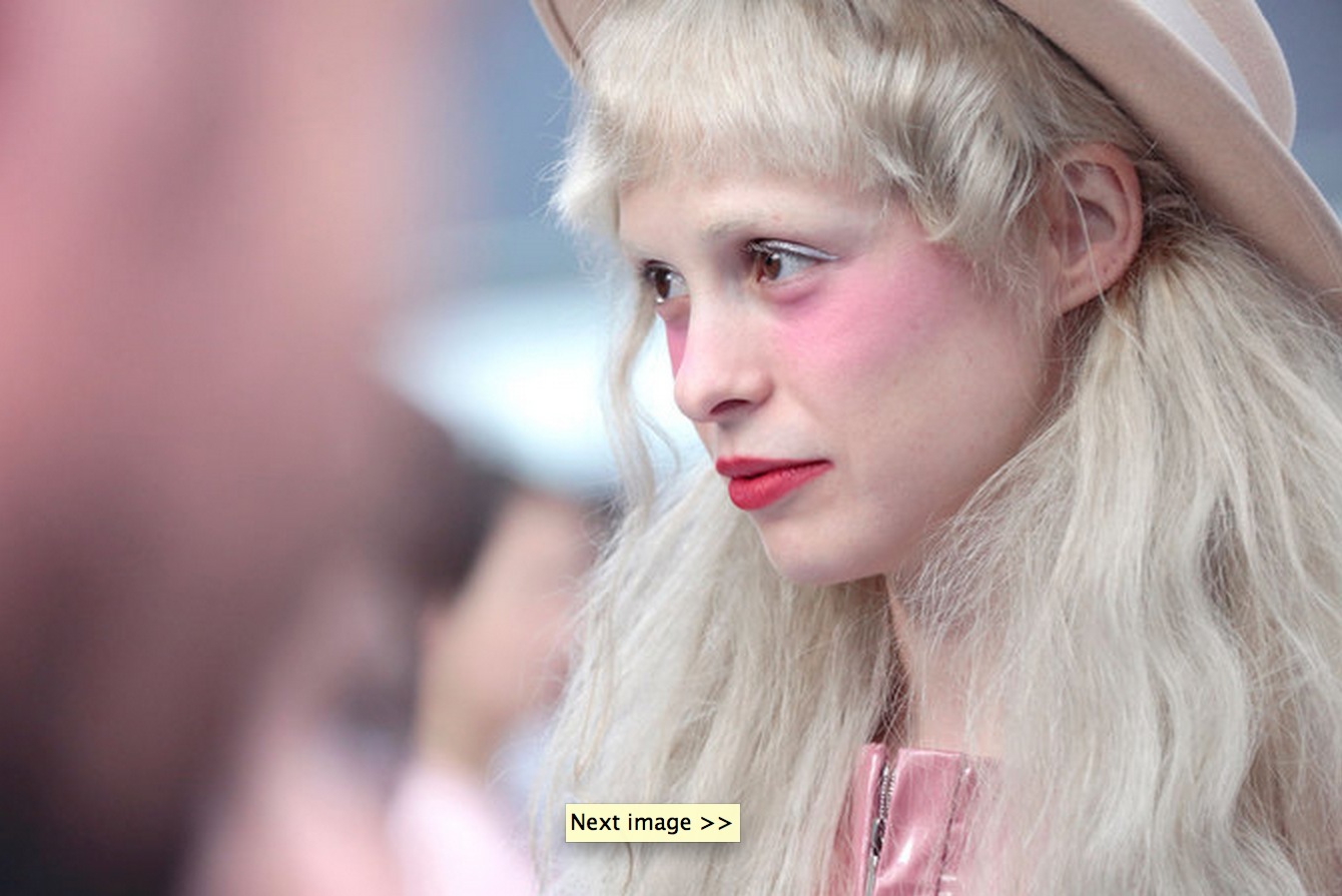 Petite Meller at the Chanel Spring Summer 2016 Show